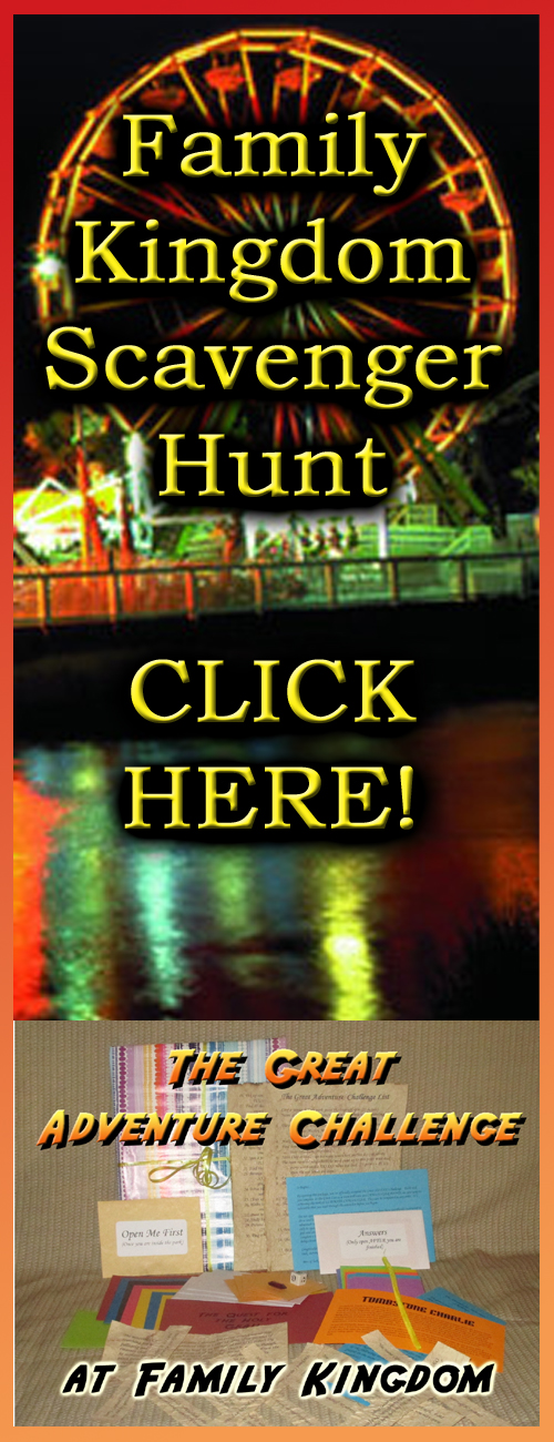 family kingdom amusement park scavenger hunt