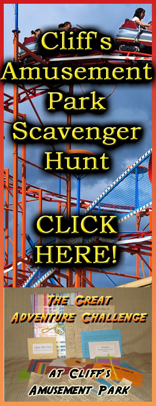 cliffs amusement park scavenger hunt