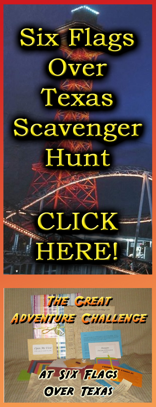 six flags over texas scavenger hunt