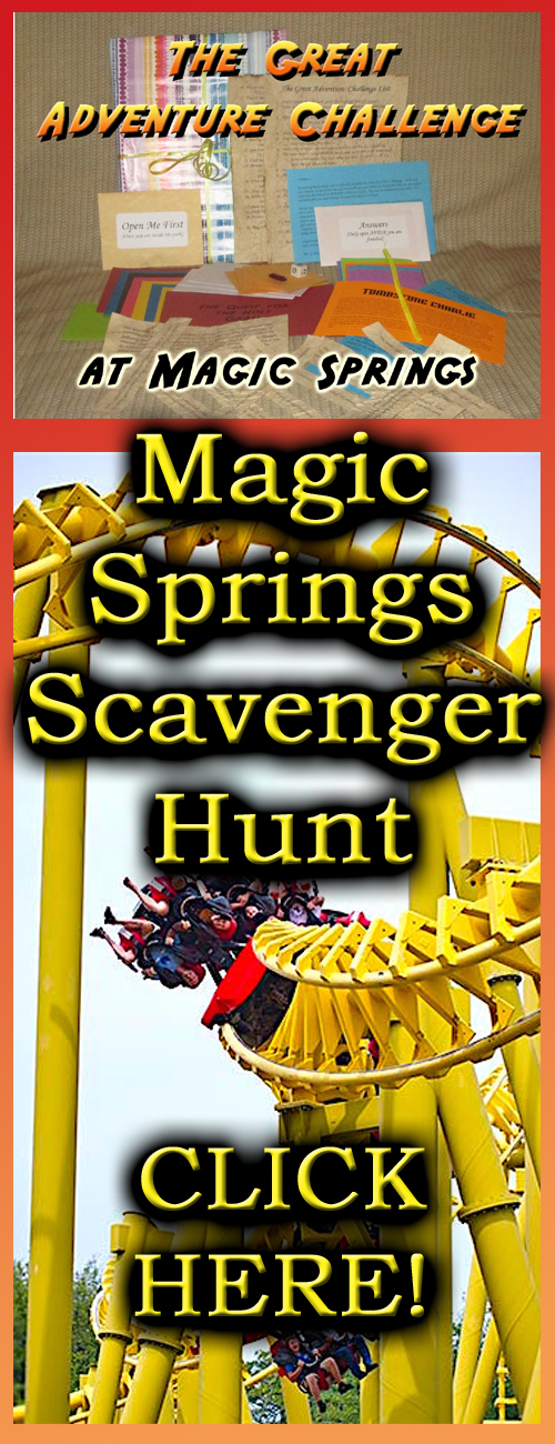 magic springs amusement park scavenger hunt