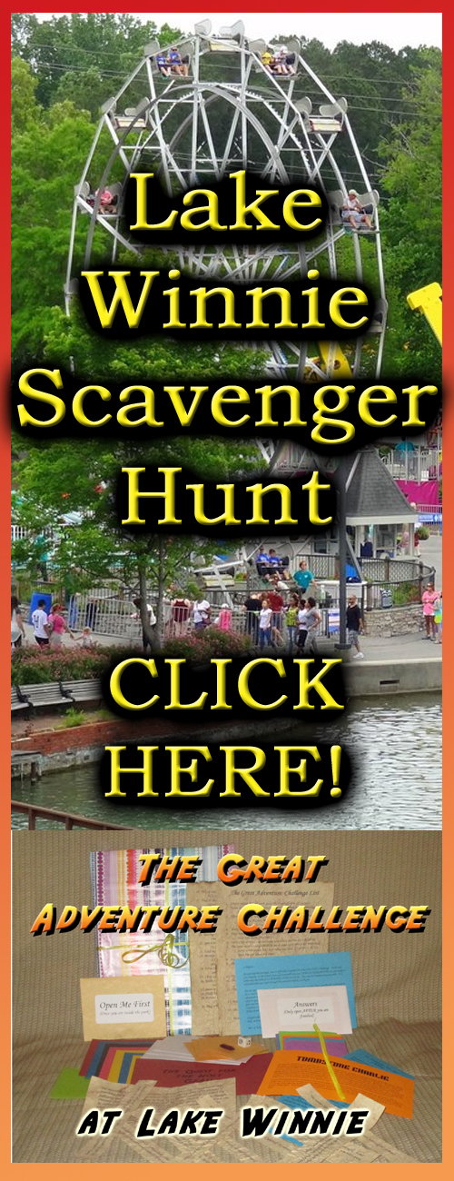 lake winnie amusement park scavenger hunt
