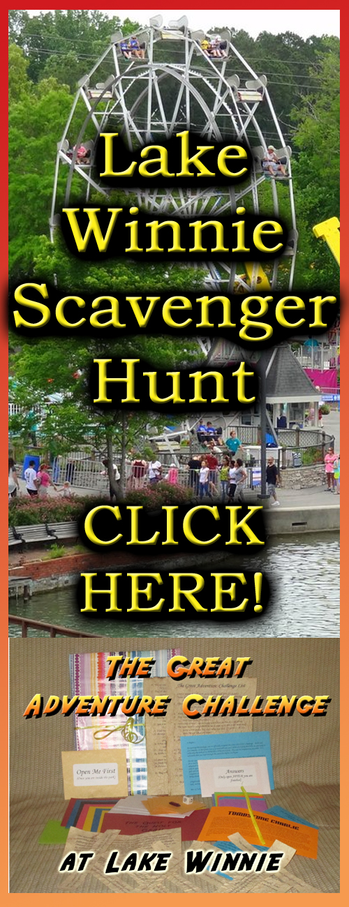lake winnie amusement park scavenger hunt