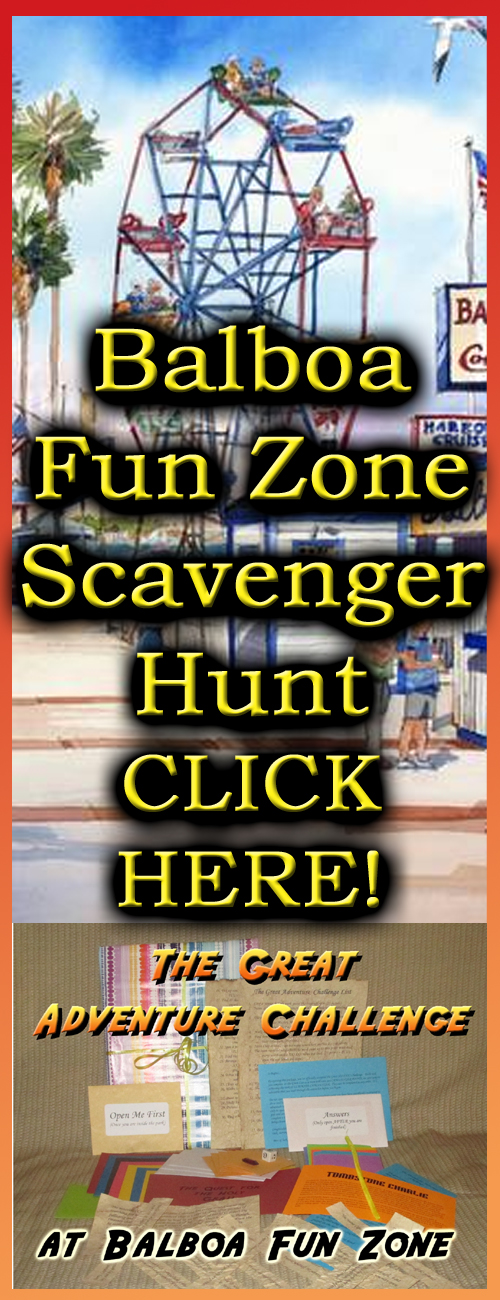 balboa fun zone scavenger hunt