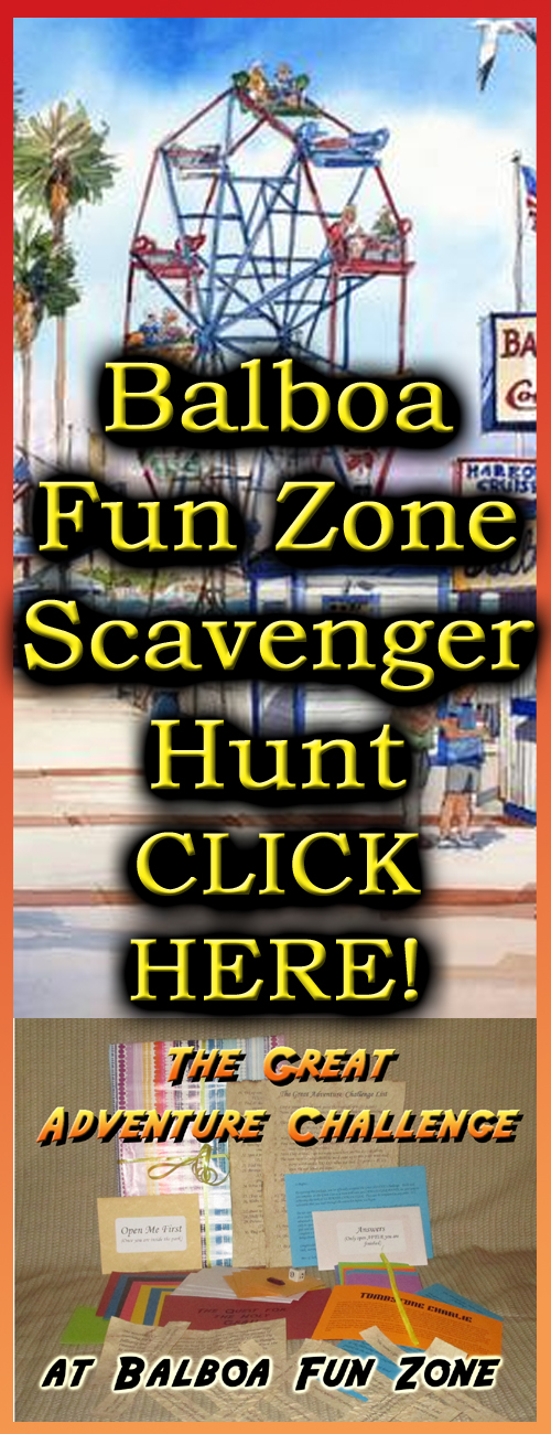 balboa fun zone scavenger hunt
