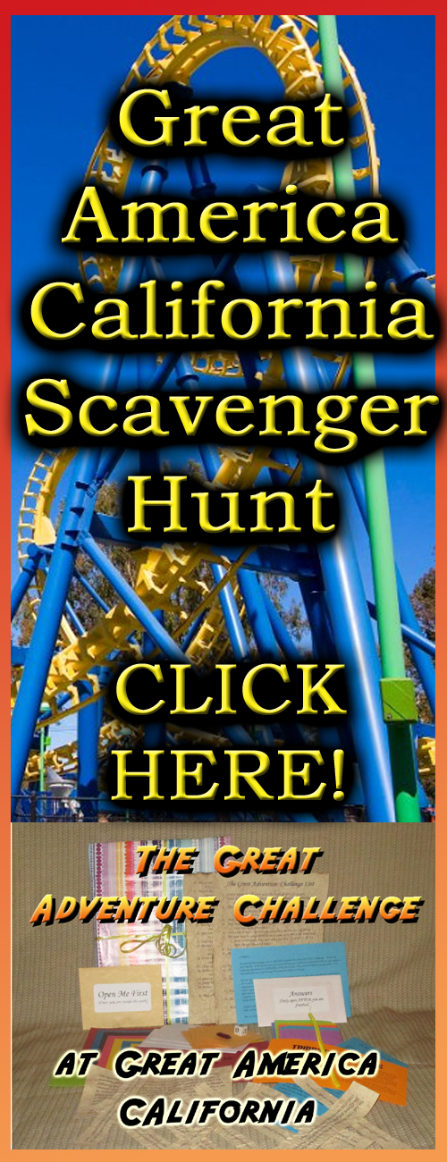 great america theme park scavenger hunt