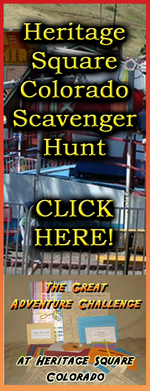 heritage square amusement park scavenger hunt