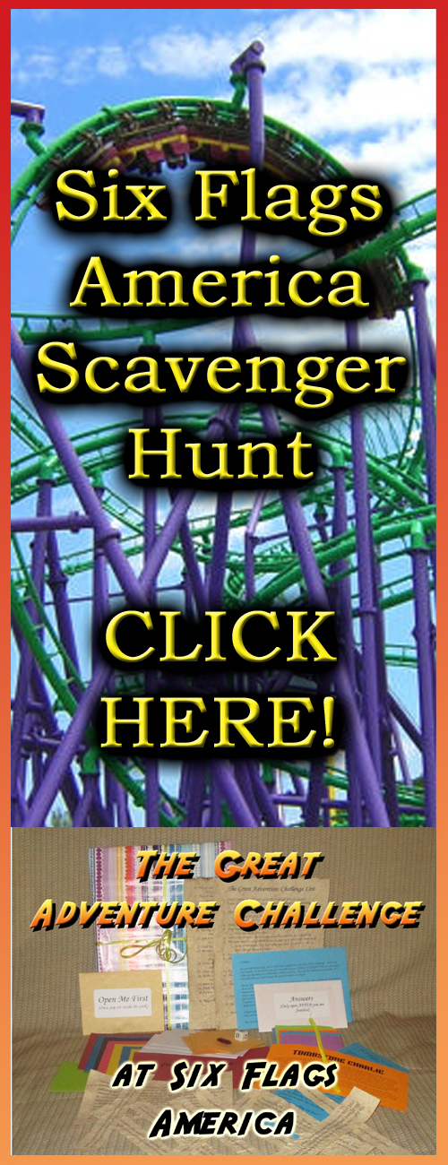 six flags america scavenger hunt