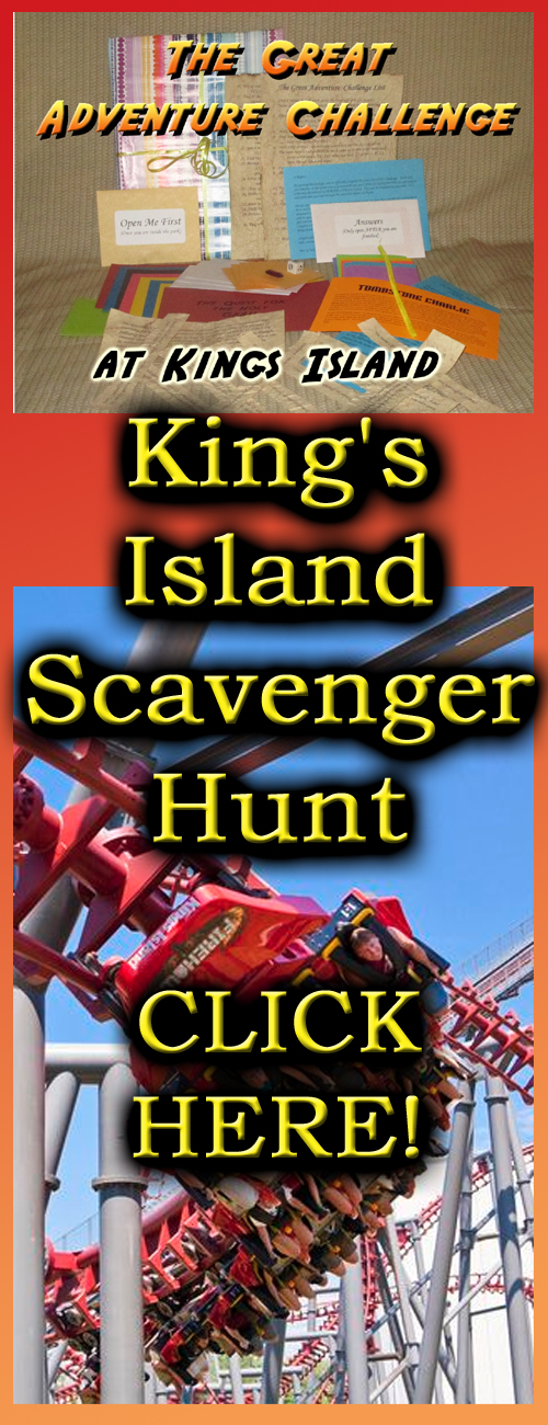 kings island amusement park scavenger hunt