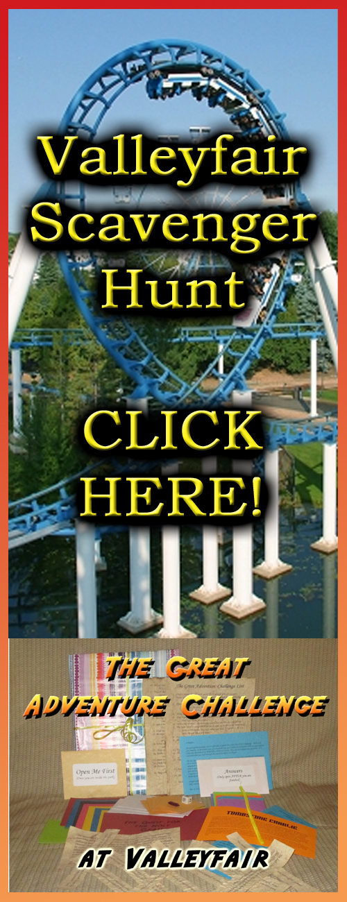 valleyfair amusement park scavenger hunt