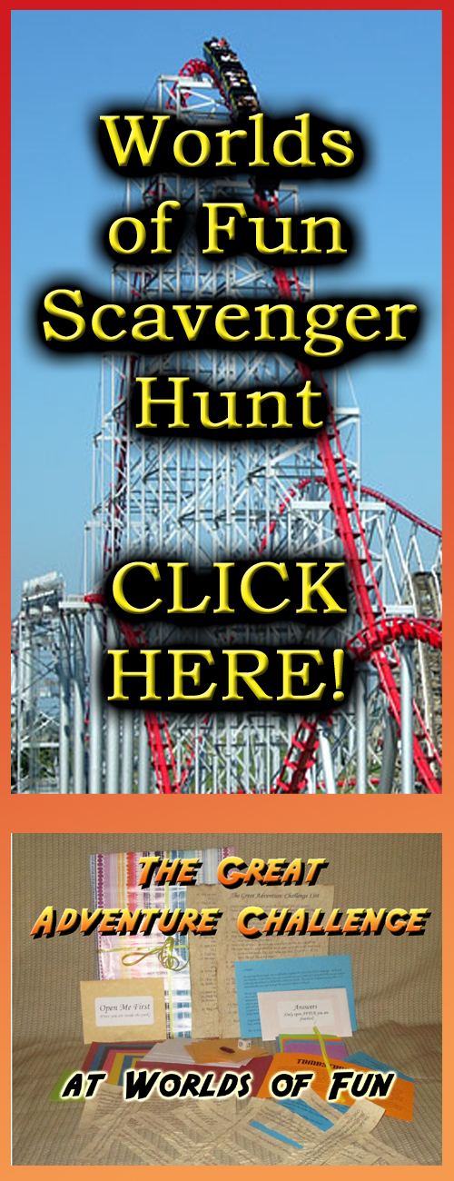 worlds of fun amusement park scavenger hunt