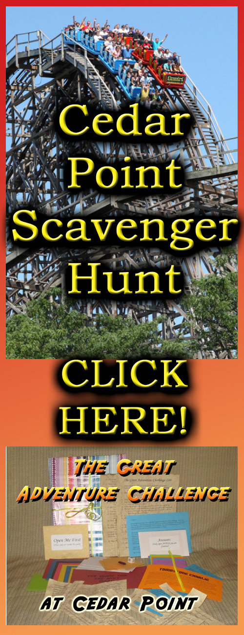 cedar point scavenger hunt