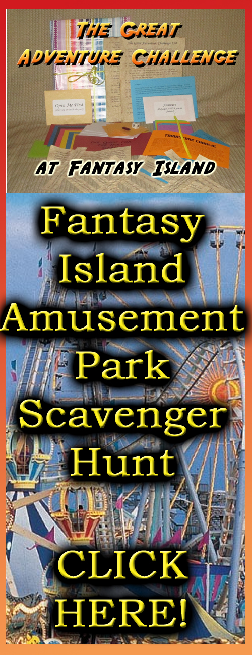 fantasy island amusement park scavenger hunt