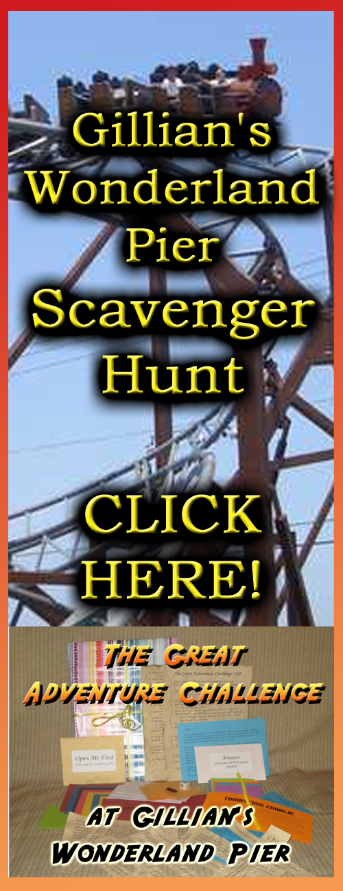 gillians wonderland pier scavenger hunt