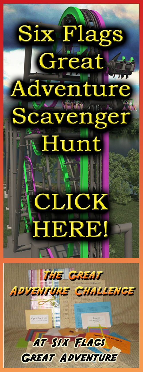 six flags great adventure scavenger hunt