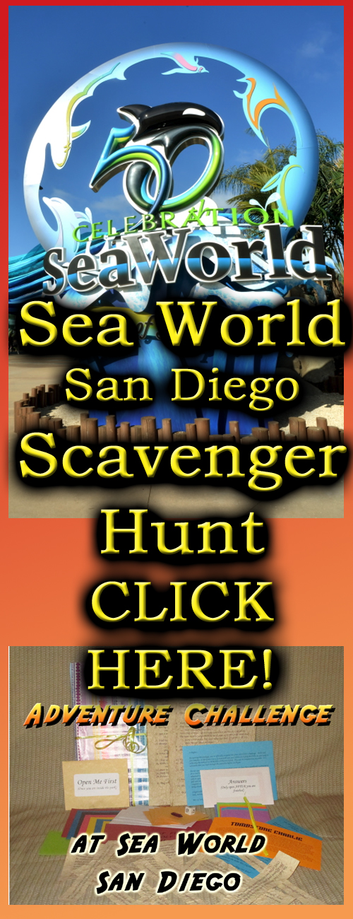 sea world san diego scavenger hunt