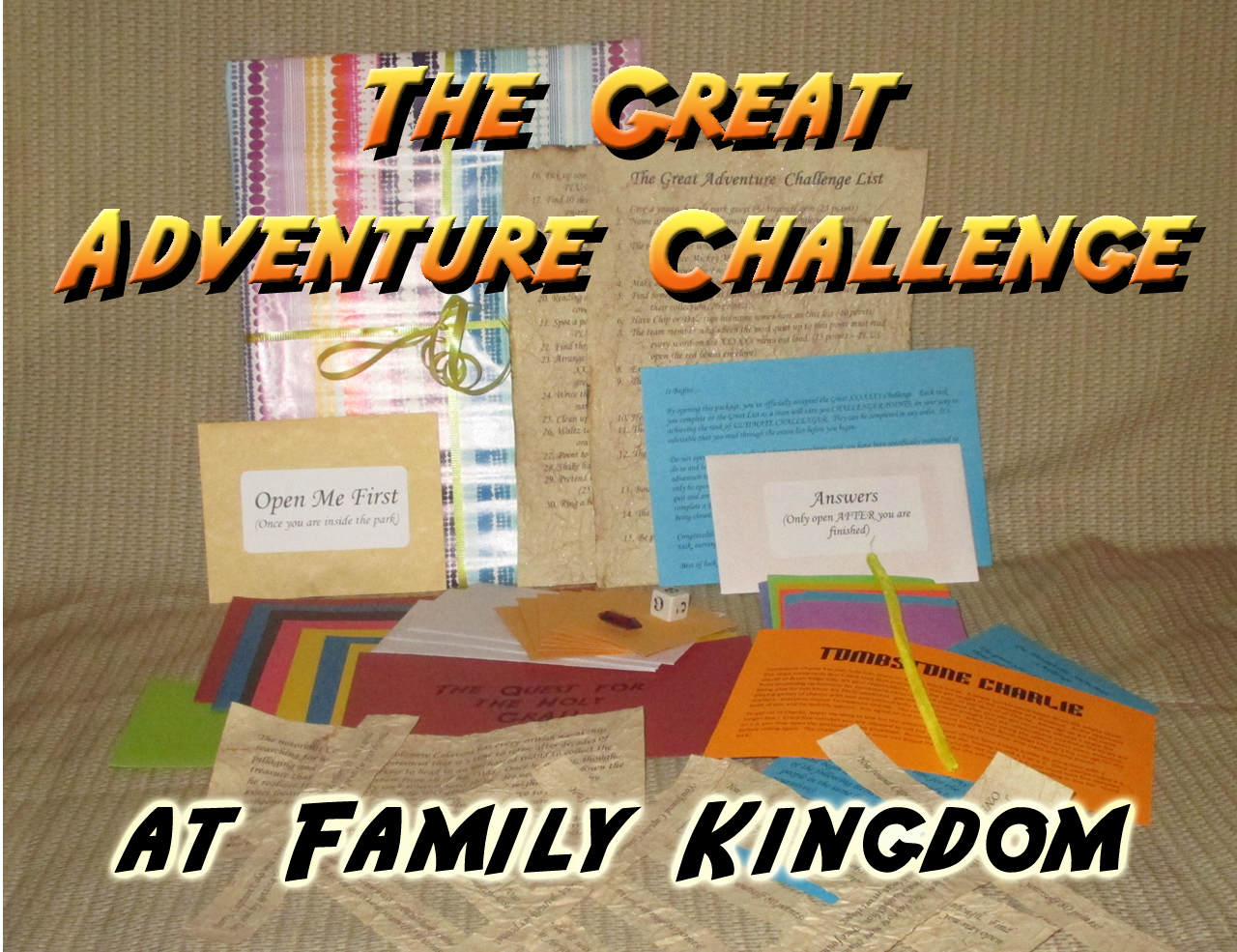 family kingdom amusement park scavenger hunt