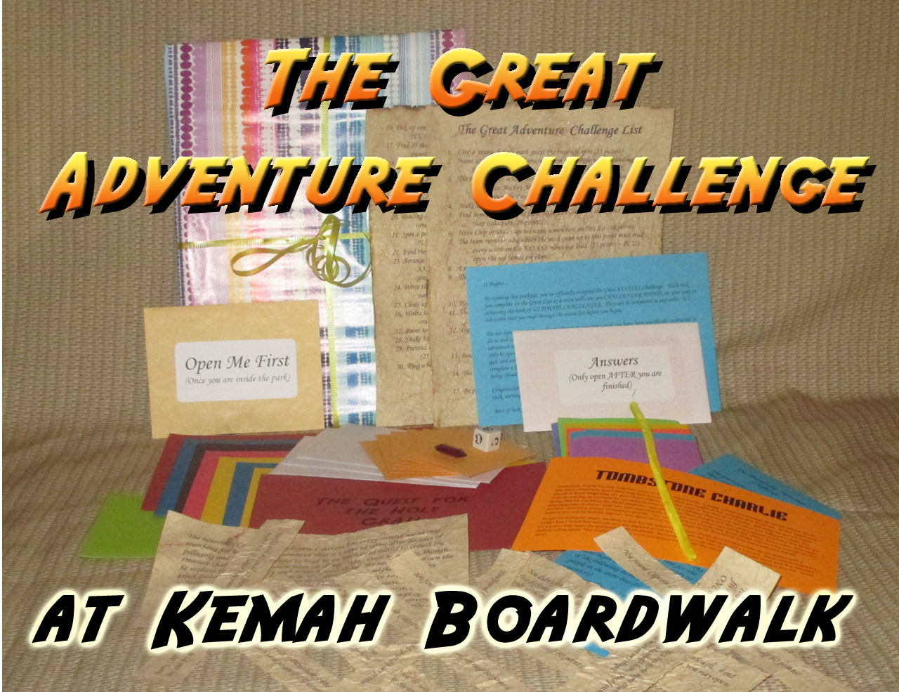 kemah boardwalk scavenger hunt