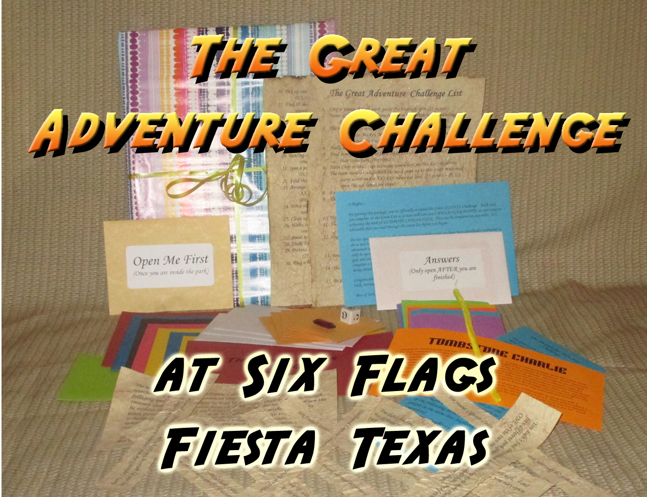 six fiesta texas scavenger hunt