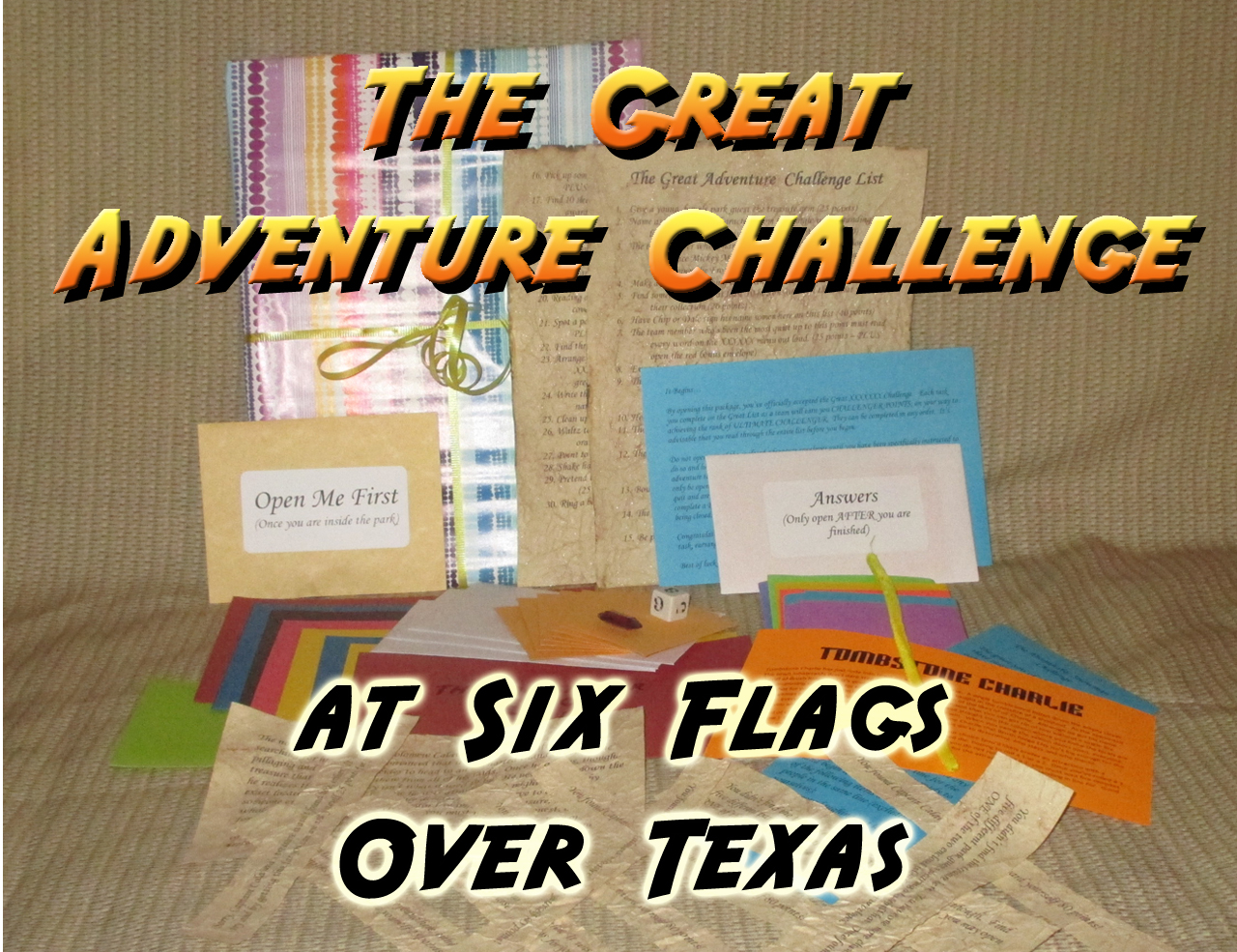 six flags over texas scavenger hunt