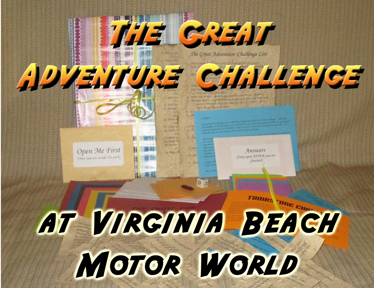 virginia beach motor world scavenger hunt