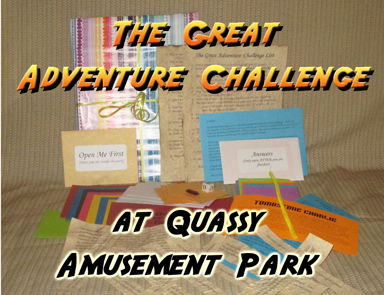 quassy amusement park scvaenger hunt