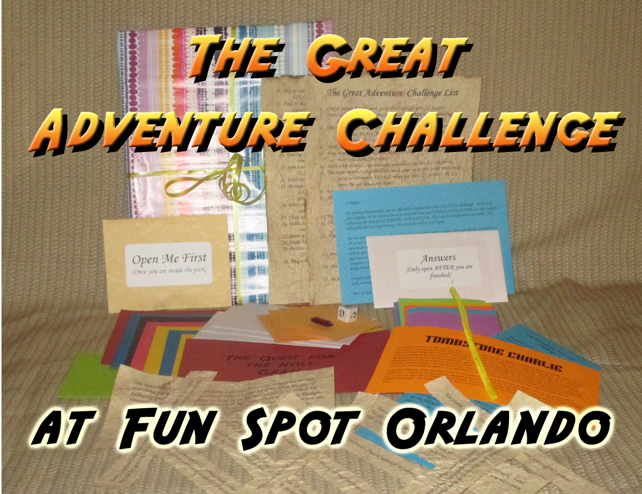 fun spot orlando amusement park scavenger hunt