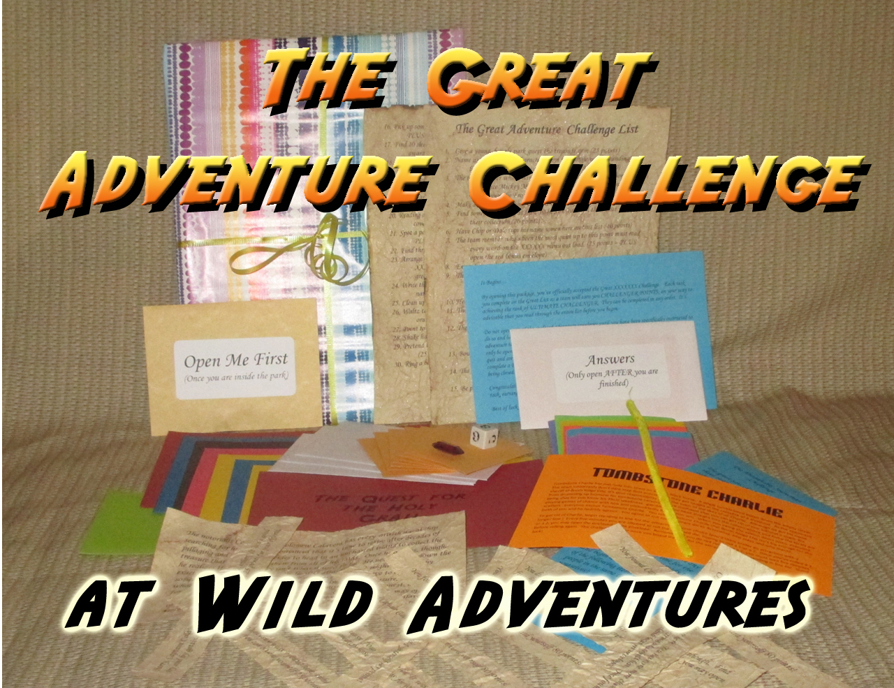 wild adventures amusement park scavenger hunt