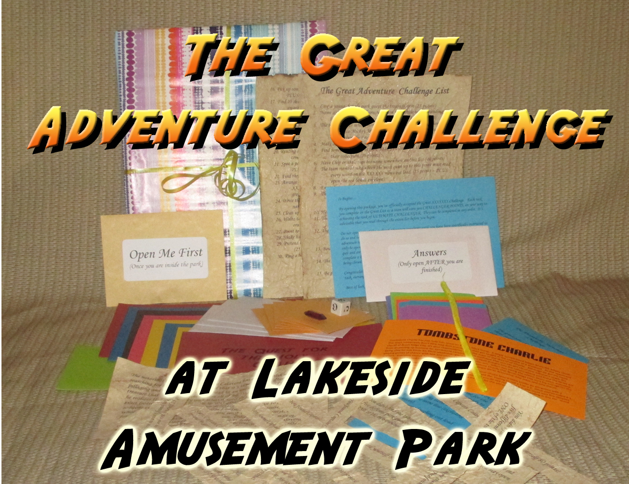 lakeside amusement park scavenger hunt