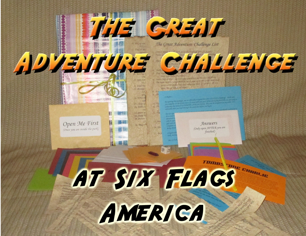 six flags america scavenger hunt