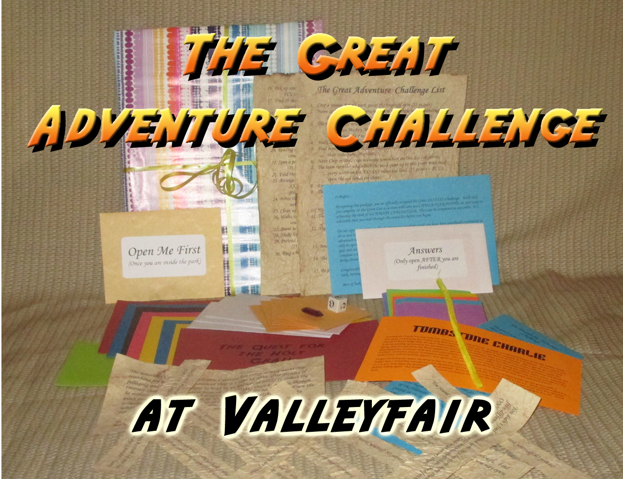 valleyfair amusement park scavenger hunt