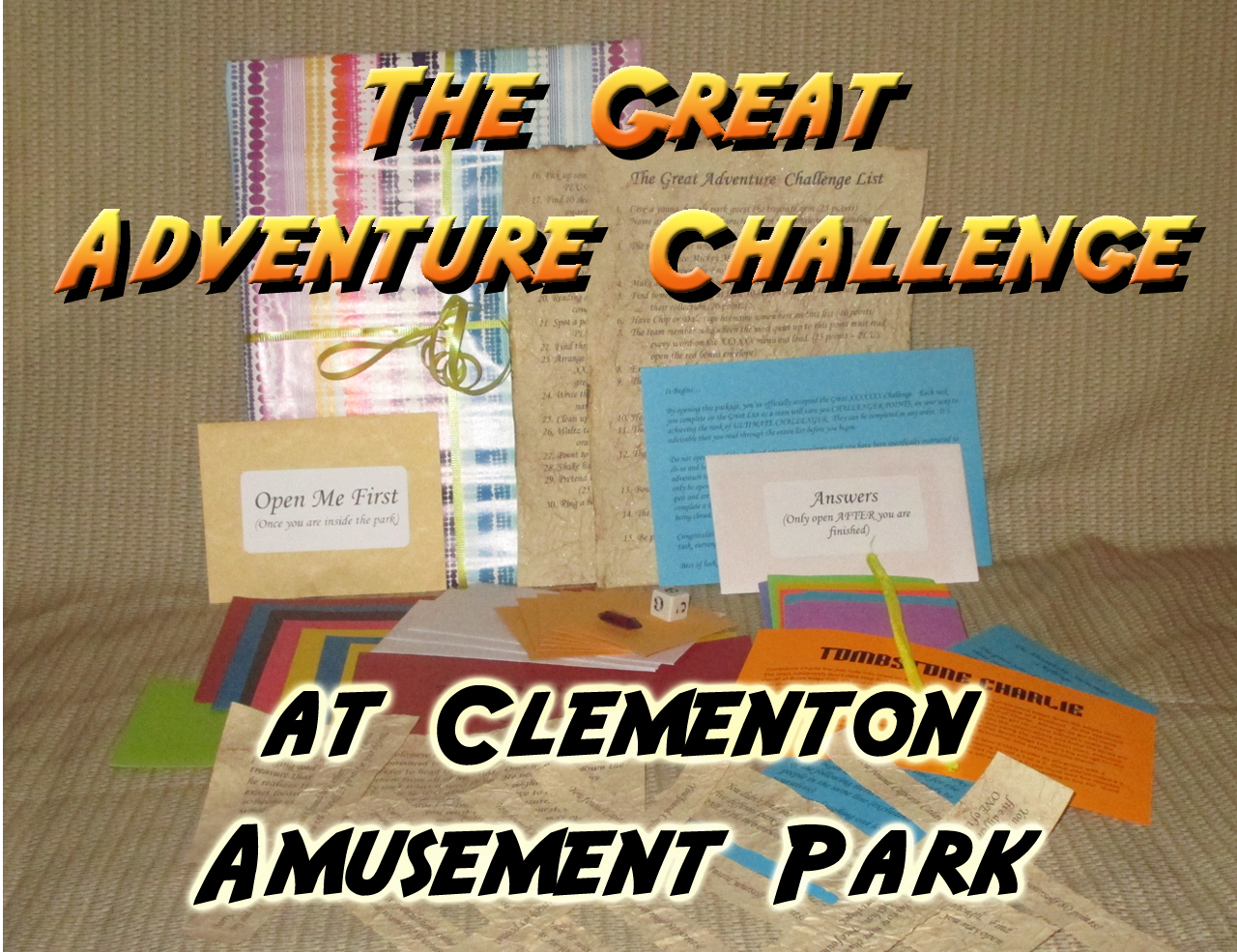 clementon amusement park scavenger hunt