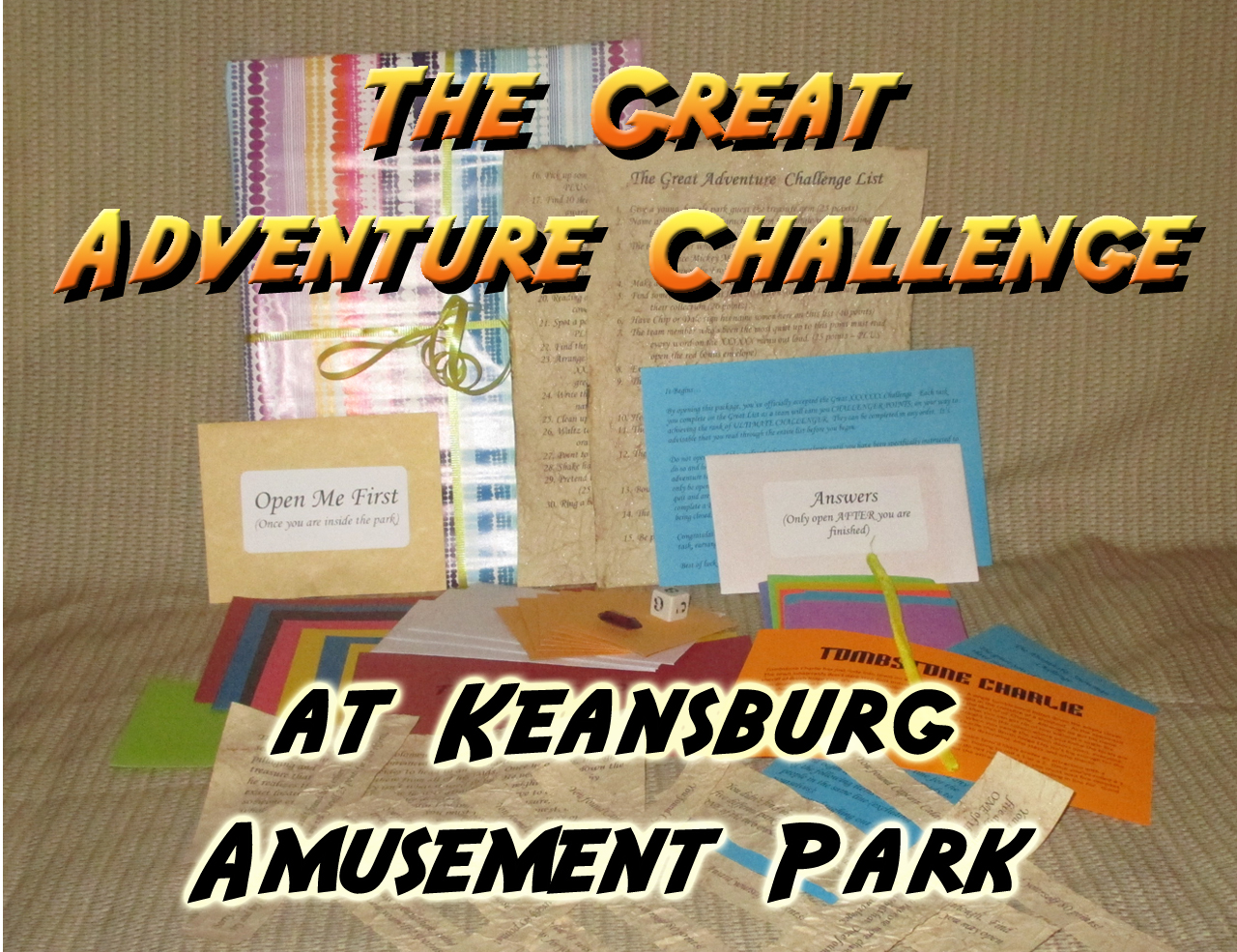 keansburg amusement park scavenger hunt