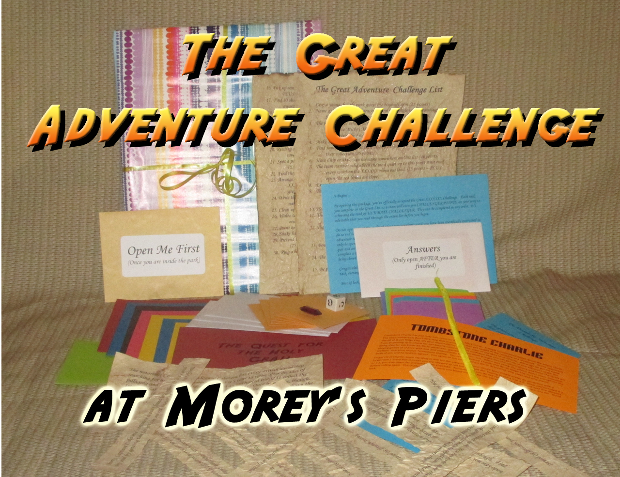 moreys piers amusement park scavenger hunt