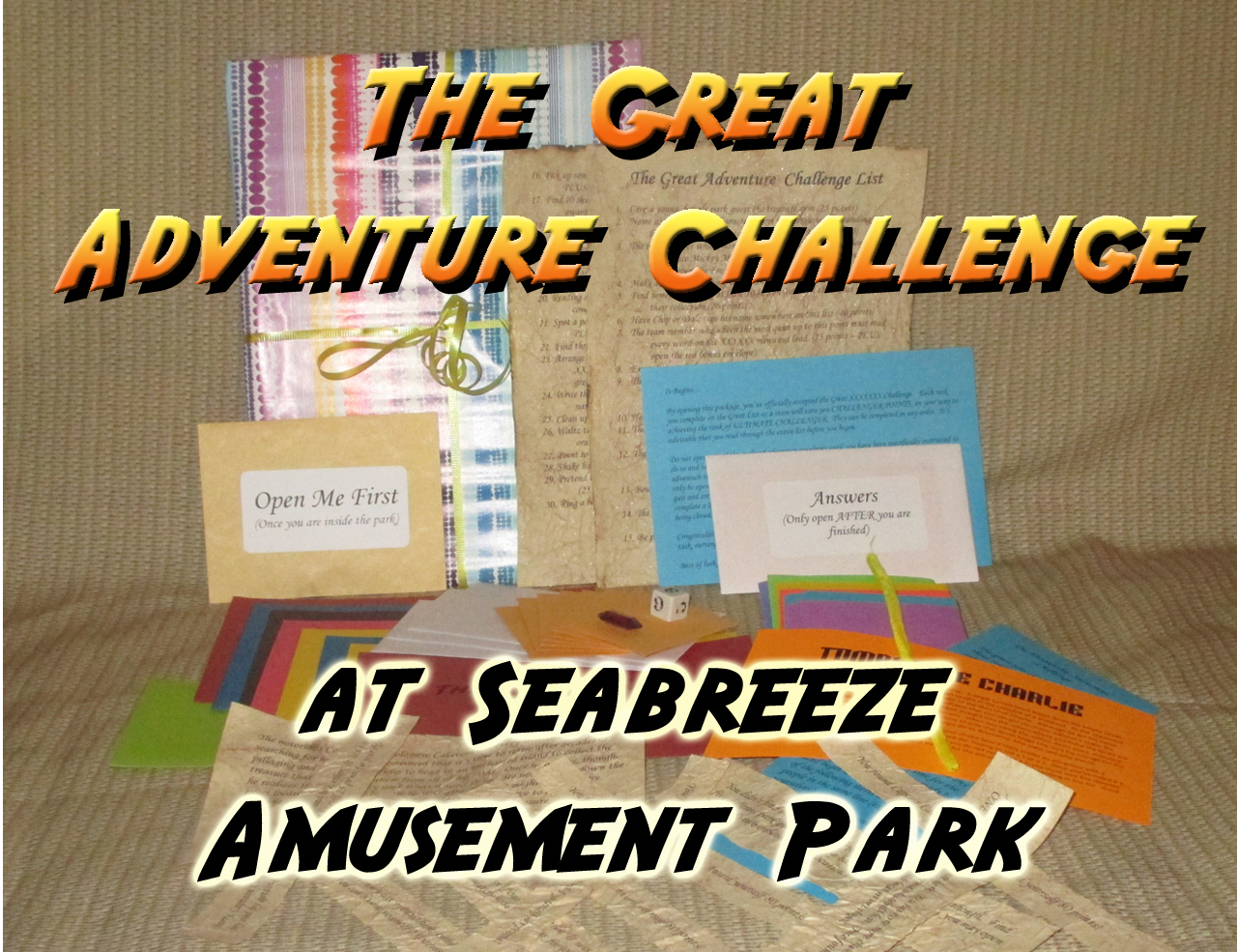 seabreeze amusement park scavenger hunt