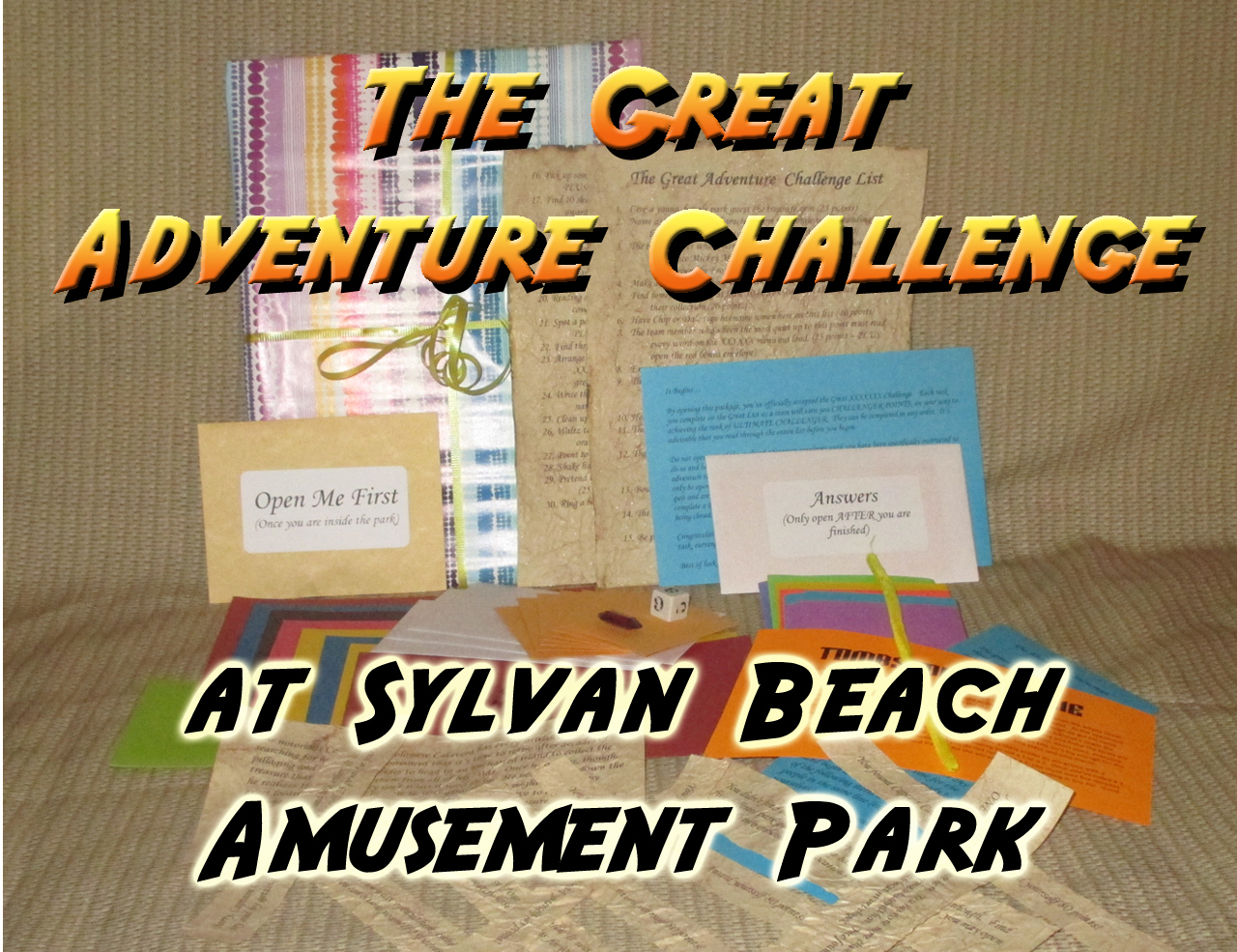 sylvan beach amusement park scavenger hunt